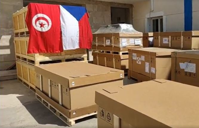 راس الجبل.. وصول الهبة الطبية التشيكية